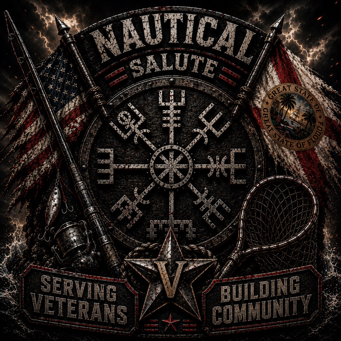 Nautical Salute badge: Serving Veterans, Building Community